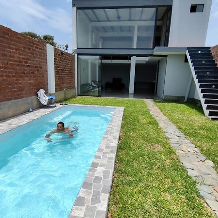 Casa De Playa Con Piscina Villa Ancon Exteriör bild