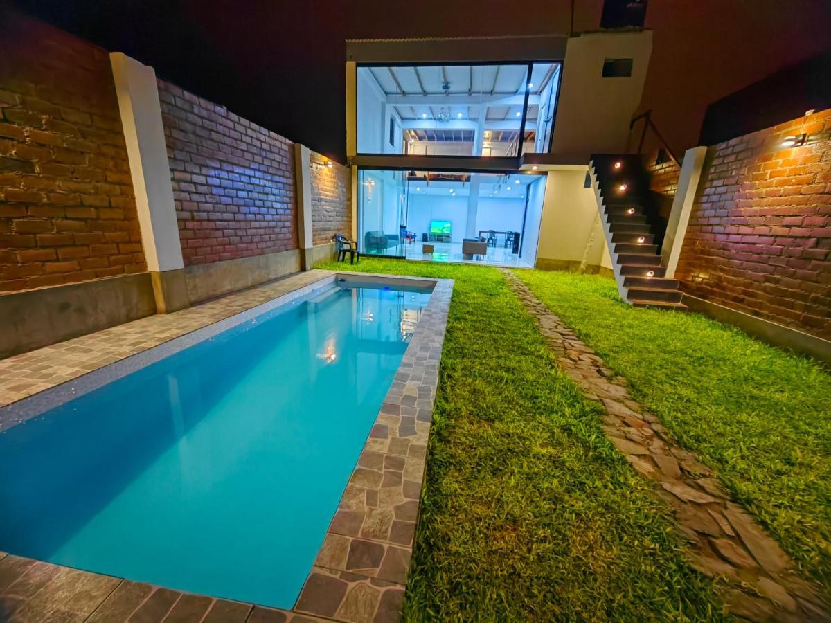 Casa De Playa Con Piscina Villa Ancon Exteriör bild