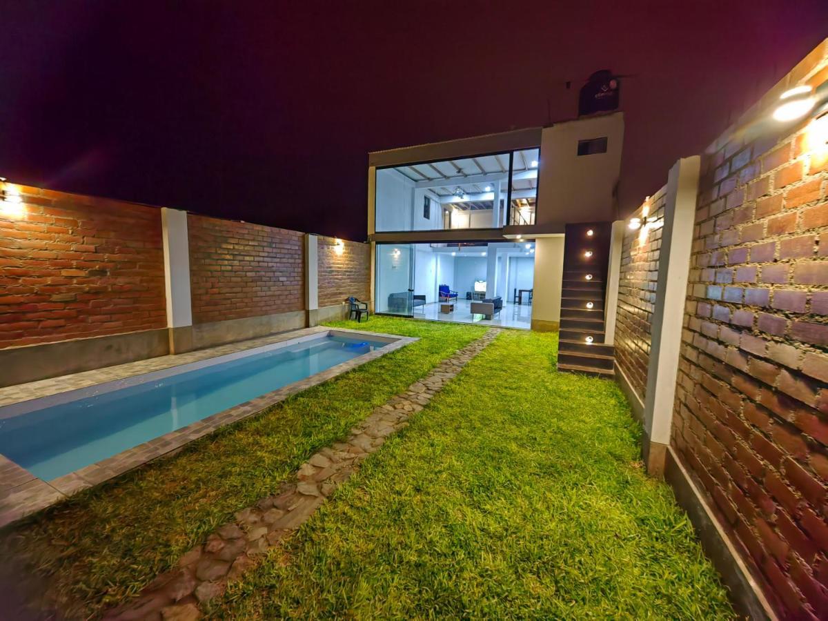 Casa De Playa Con Piscina Villa Ancon Exteriör bild