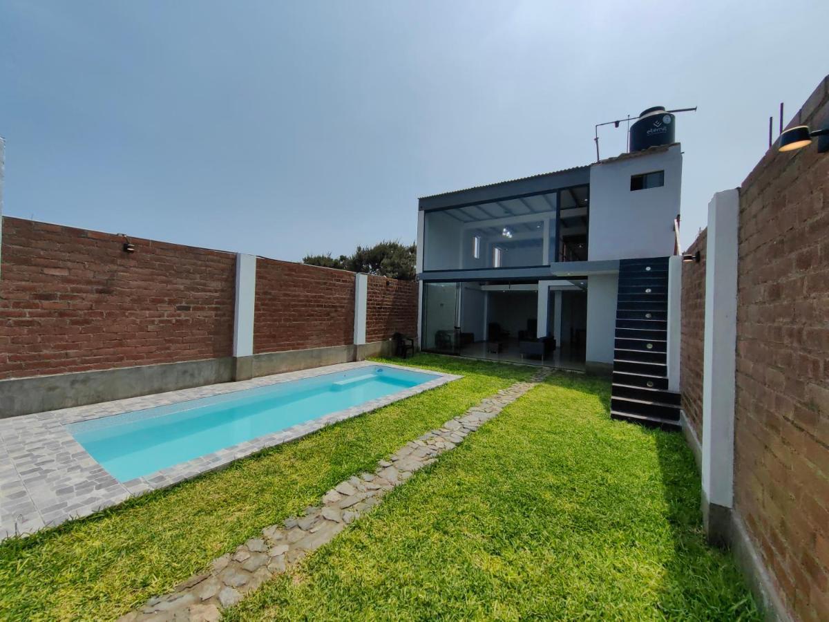 Casa De Playa Con Piscina Villa Ancon Exteriör bild