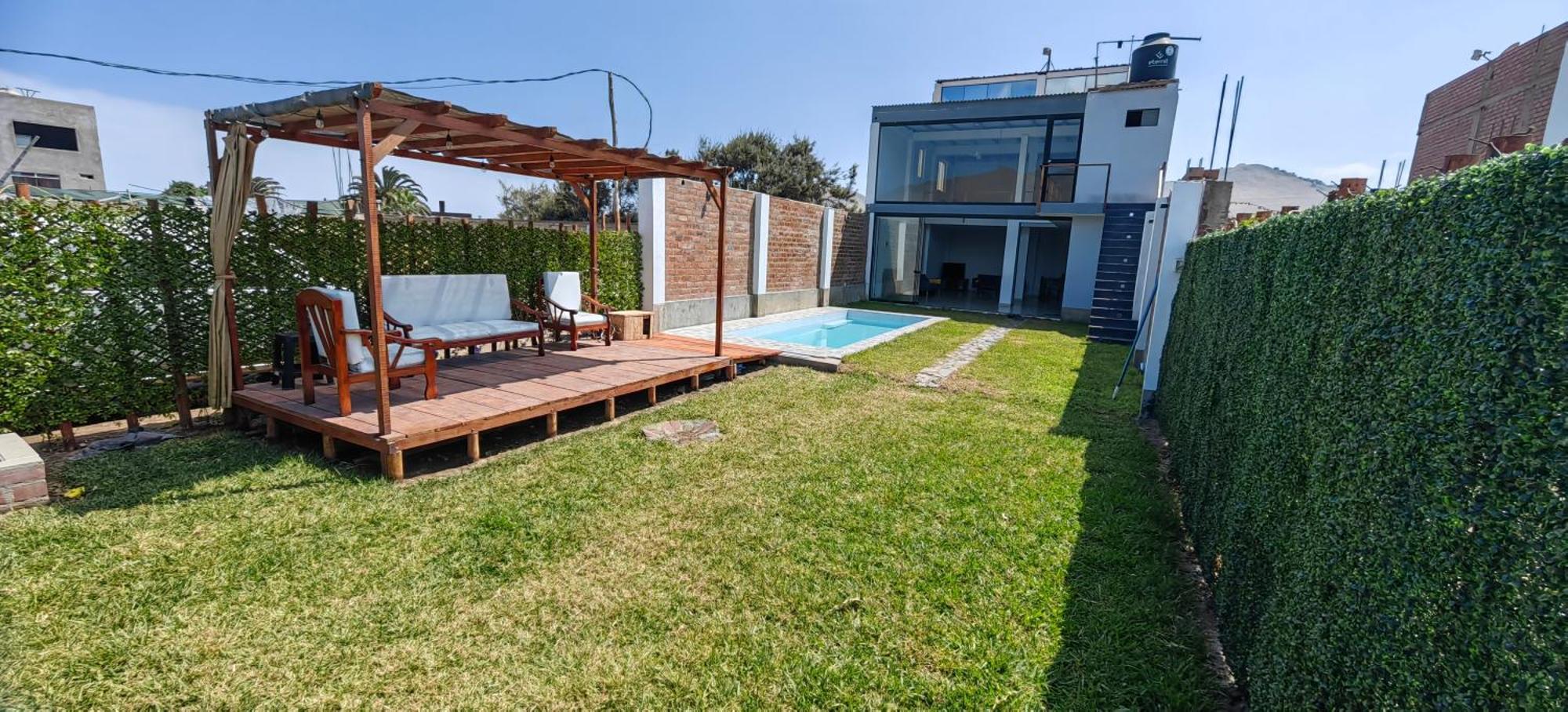 Casa De Playa Con Piscina Villa Ancon Exteriör bild