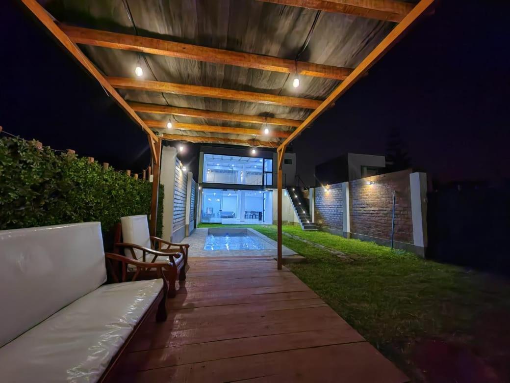 Casa De Playa Con Piscina Villa Ancon Exteriör bild