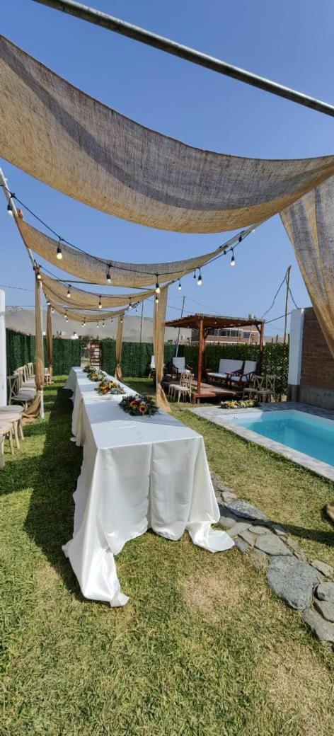 Casa De Playa Con Piscina Villa Ancon Exteriör bild